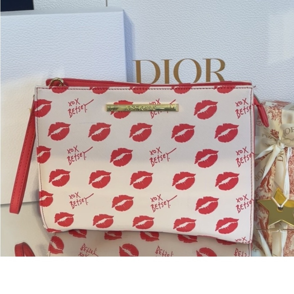 Betsey Johnson Red Lip Print Women's Bag